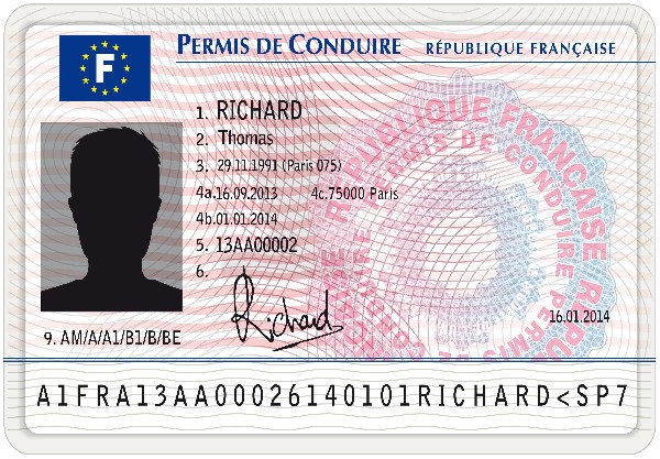 NV permis de conduire
